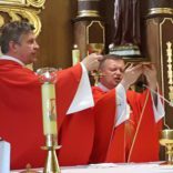 Już po Mszy Św. wotywnej o Duchu Świętym i modlitwach o uzdrowienie.