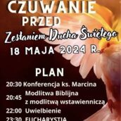 Czuwanie przed Zesłaniem Ducha Świętego (18.05.2024)