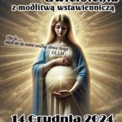 Wieczór uwielbienia wraz z modlitwą wstawienniczą 14.12 godz. 19:00