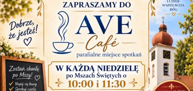 Zapraszamy do kawiarenki parafialnej